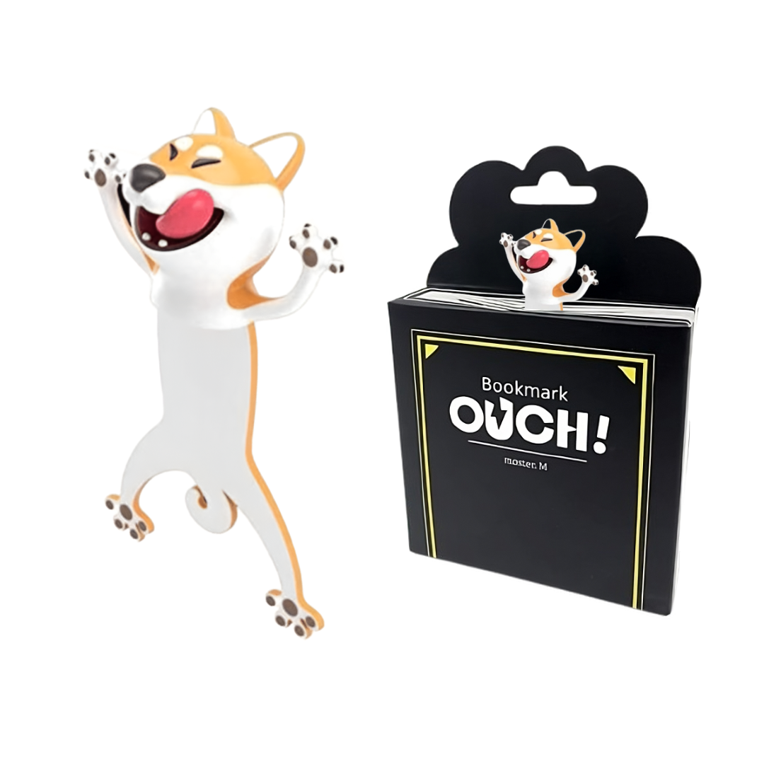Funny 3D Squashed Animal Bookmark