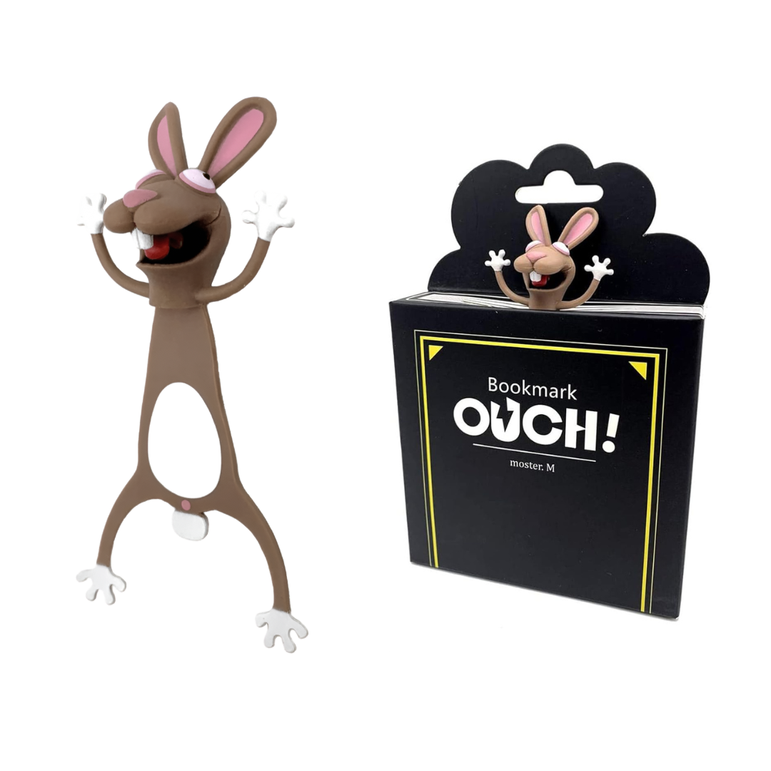 Funny 3D Squashed Animal Bookmark