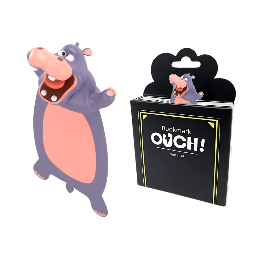 Funny 3D Squashed Animal Bookmark